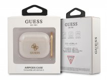 Guess 4G Glitter Case Goud - AirPods 3 Hoesje