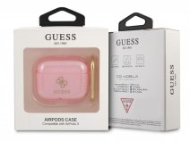 Guess 4G Glitter Case Roze - AirPods 3 Hoesje
