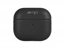 Vaja Sonic Leather Case Black - AirPods 3 Hoesje