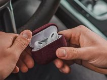 Alcanside Alcantara Case Rood - AirPods Pro 3 Hoesje