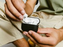 Nomad Horween Leather Case - AirPods Pro 3 Hoesje Zwart Leer