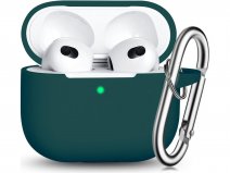 CaseBoutique AirPods Pro 3 hoesje Groen - Silicon Bumper Case