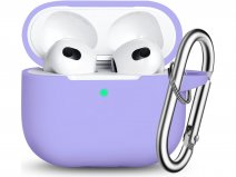CaseBoutique AirPods Pro 3 hoesje Lila - Silicon Bumper Case