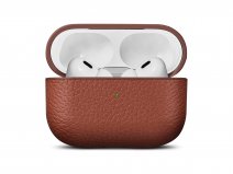 Woolnut Leather Case voor AirPods Pro 3 Gen - Cognac