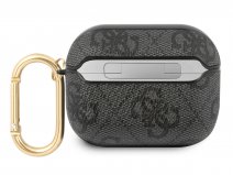Guess 4G Monogram Ring Case Grijs - AirPods Pro Case Hoesje