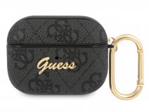 Guess 4G Monogram Ring Case Grijs - AirPods Pro Case Hoesje