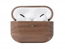 Oakywood Wooden Airpods Pro Case Walnut - Houten AirPods Pro Hoesje