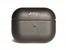 Vaja Ivolution Leather Case Black - AirPods Pro Hoesje