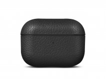 Woolnut Leather Case voor AirPods Pro 2nd Gen - Zwart