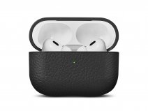 Woolnut Leather Case voor AirPods Pro 2nd Gen - Zwart