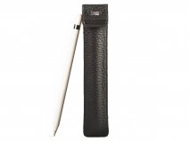 Vaja Leather Apple Pencil 1 & 2 Sleeve Zwart - Opberg Hoesje
