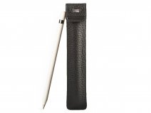 Vaja Leather Apple Pencil Sleeve Zwart - Opberg Hoesje