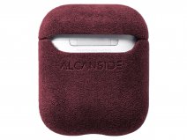 Alcanside Alcantara Case Rood - AirPods 1/2 Hoesje