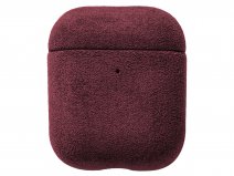 Alcanside Alcantara Case Rood - AirPods 1/2 Hoesje