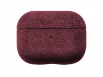 Alcanside Alcantara Case Rood - AirPods Pro 1/2 Hoesje