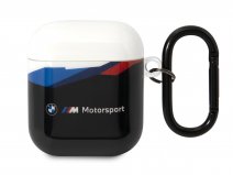 BMW M Motorsport TPU Case Zwart - AirPods 1 & 2 Case Hoesje