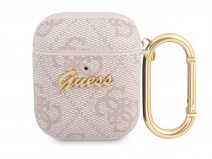 Guess 4G Monogram Ring Case Roze - AirPods 1 & 2 Case Hoesje