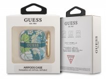 Guess Floral TPU Ring Case - AirPods 1/2 Case Hoesje