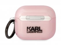 Karl Lagerfeld Choupette Case Roze - AirPods 3 Hoesje