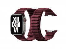 Alcanside Magnetic Alcantara Apple Watch Band 38/40/41mm - Rood