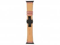 Gatti Alligator Apple Watch Band 42/44/45/49mm - Queen Pink/Black