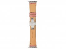 Gatti Alligator Apple Watch Band 42/44/45/49mm - Queen Pink/Silver