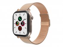 Just in Case Steel Mesh Strap Rosé - Apple Watch Bandje 38/40/41/42mm