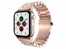 Just in Case Steel Link Strap Rosé - Stalen Apple Watch Band 42/44/45/46/49mm