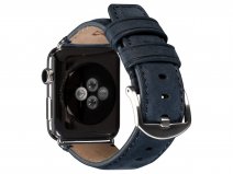 Sena Heritage Leather Strap Blauw - Apple Watch Band 42/44/45mm