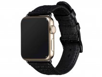 Sena Isa Leather Strap Zwart - Apple Watch Band 38/40/41mm
