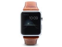 SLG Design D7 Italian Wax Leather Apple Watch Band 42/44/45mm & Ultra - Bruin