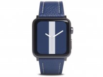 SLG Design D8 Leather Apple Watch Band 42/44/45mm & Ultra - Navy Blue