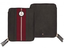 Tommy Hilfiger Dotsy Zwart - Leren iPad hoesje met Rits