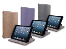 Muvit Snow Slim Kunstleren Stand Case voor iPad Mini