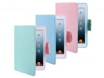 Pastel Series Kunstleren Stand Case voor iPad mini
