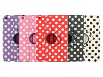 Polka Dot Swivel Case - iPad mini 1/2/3 hoesje