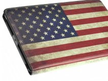 USA Vintage Vlag Stand Case voor iPad mini