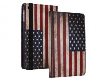 USA Vintage Vlag Stand Case - Hoesje voor iPad mini