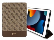 Guess 4G Monogram Folio Case Bruin - iPad 10.2 hoesje