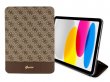 Guess 4G Monogram Folio Case Bruin - iPad 10 (10.9) hoesje