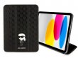 Karl Lagerfeld Ikonik Monogram Folio Case - iPad 10 (10.9) hoesje