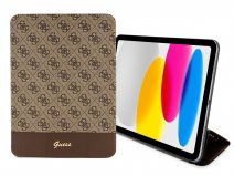 Guess 4G Monogram Folio Case Bruin - iPad 11/10.9 hoesje