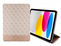 Guess 4G Monogram Folio Case Roze - iPad 10 (10.9) hoesje
