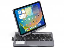 Toetsenbord Case 360 met Muis Trackpad Space Grey - iPad 10 (2022) Hoesje