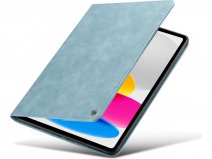 CaseMania Slim Stand Folio Case Aqua - iPad 11/10.9 hoesje