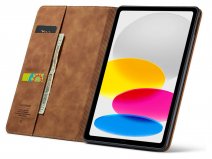 CaseMania Slim Stand Folio Case Cognac - iPad 11/10.9 hoesje