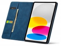 CaseMania Slim Stand Folio Case Donkerblauw - iPad 11/10.9 hoesje