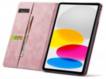 CaseMania Slim Stand Folio Case Roze - iPad 11/10.9 hoesje