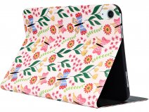CaseMania Stand Folio Spring Butterflies Print - iPad 11/10 hoesje