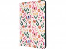 CaseMania Stand Folio Spring Butterflies Print - iPad 11/10 hoesje